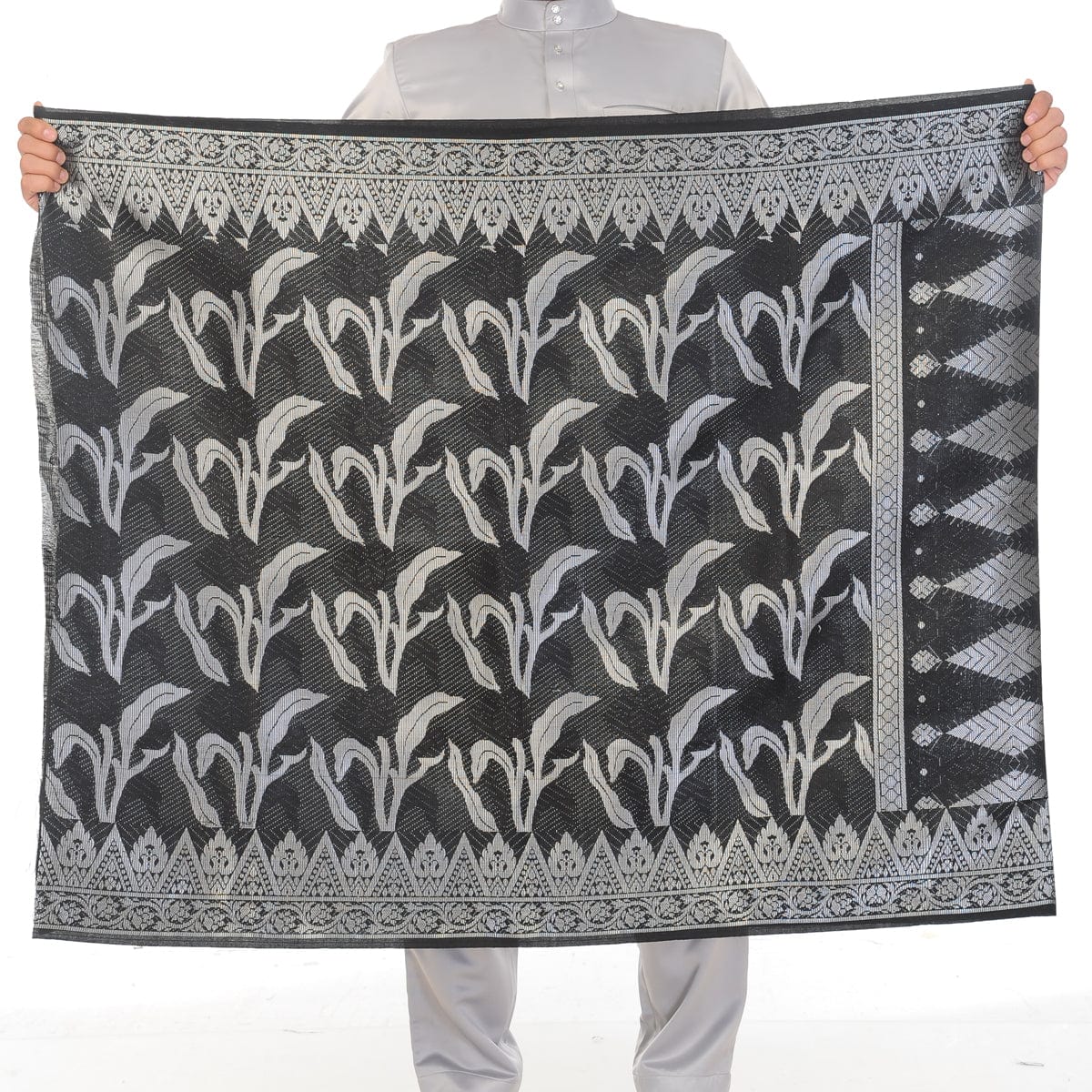 Songket Republik Sampin 3d Exclusive - Black Silver