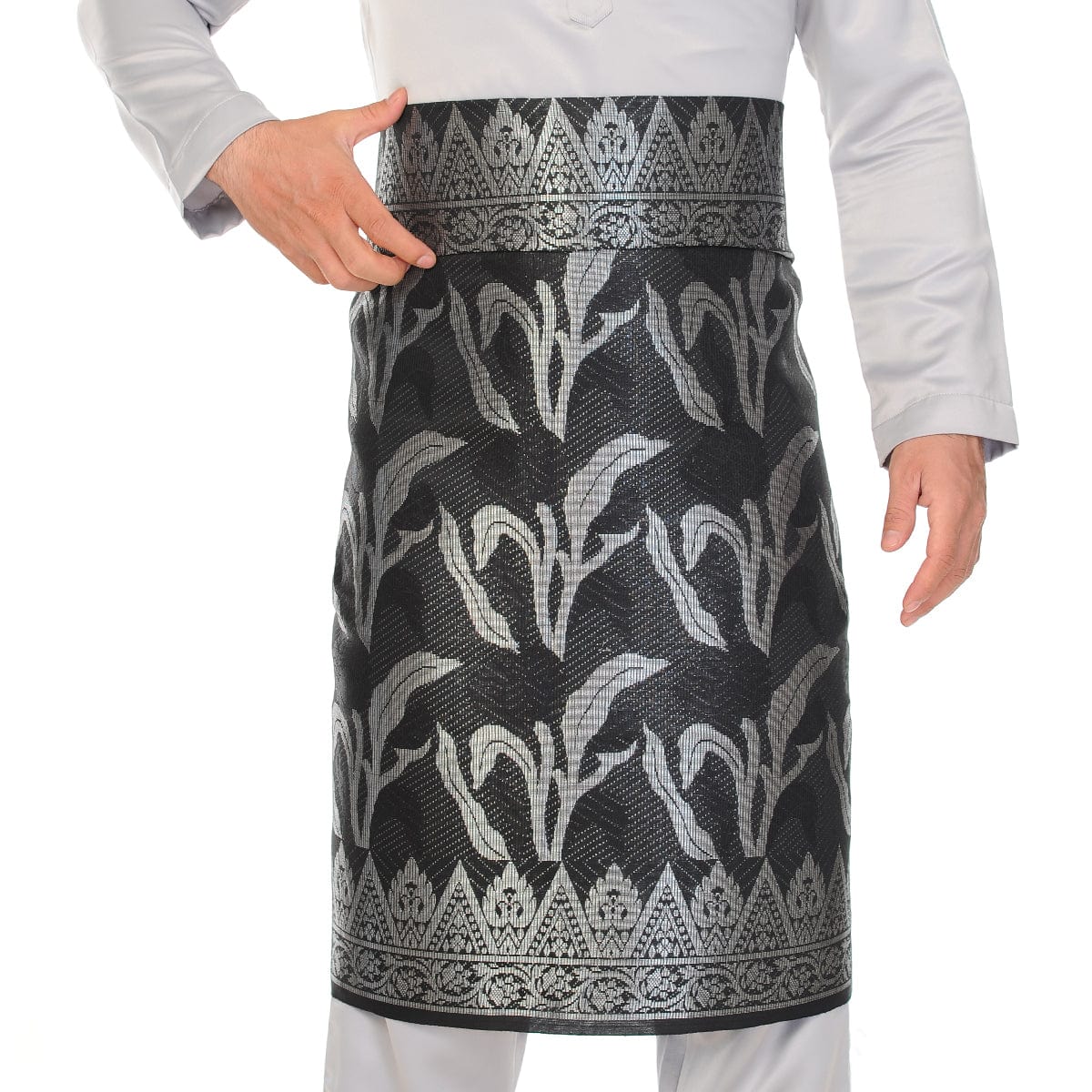 Songket Republik Sampin 3d Exclusive - Black Silver