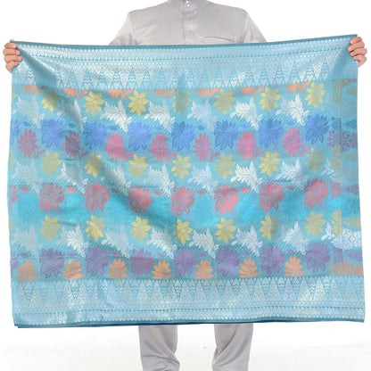 Songket Republik Sampin 3d Exclusive-turquoise Silver