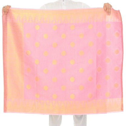 Songket Republik Sampin Bunga Tabur Klasik - (Pink Gold)