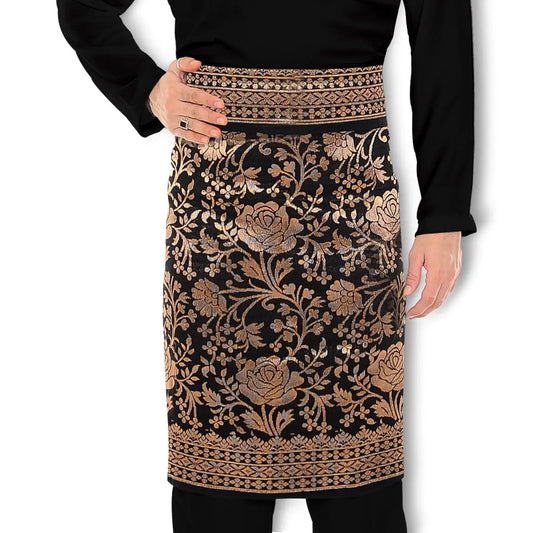 Songket Republik Sampin Istana Exclusive - (Black Copper)