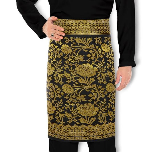 Songket Republik Sampin Istana Exclusive - (black Gold)