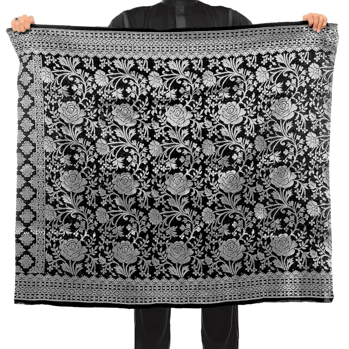 Songket Republik Sampin Istana Exclusive - (black Silver)